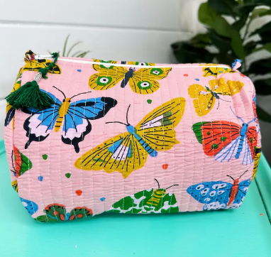 Butterfly Cosmetic Toiletry Bag