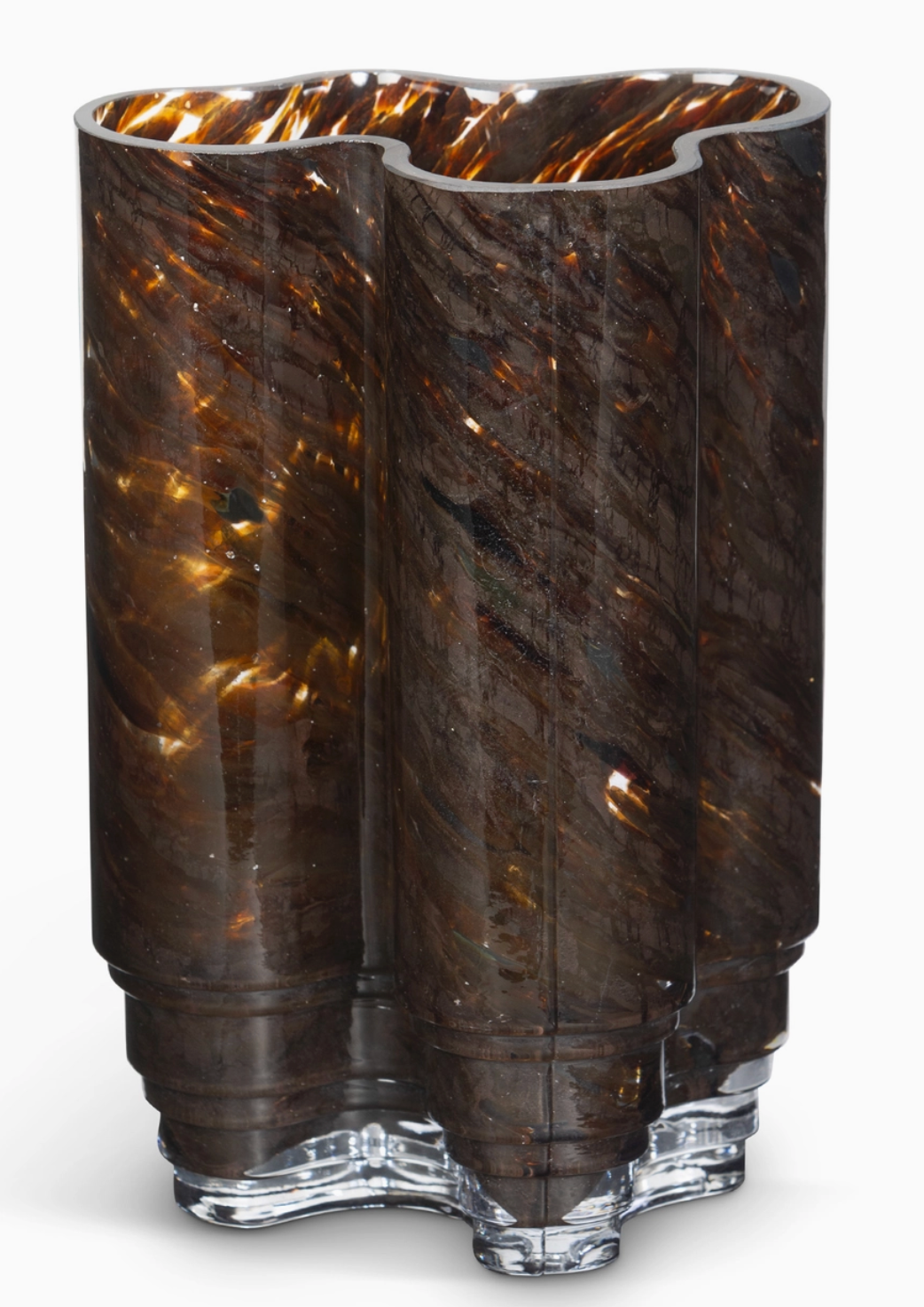 Large Glass Tortoise Vase