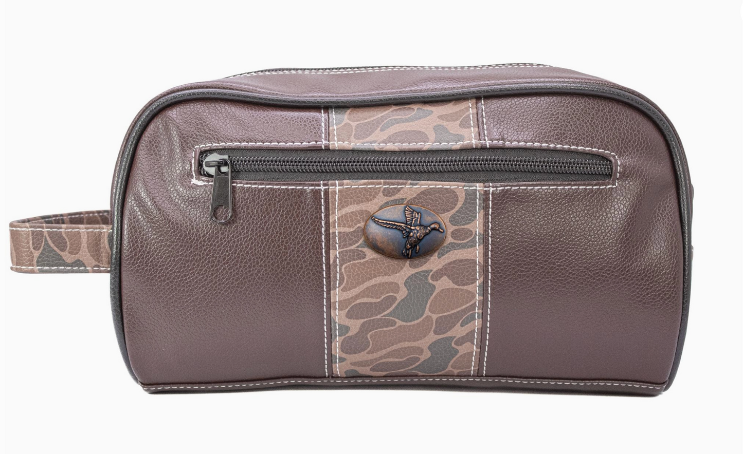 Brown Camo Men's Toiletry  Bag