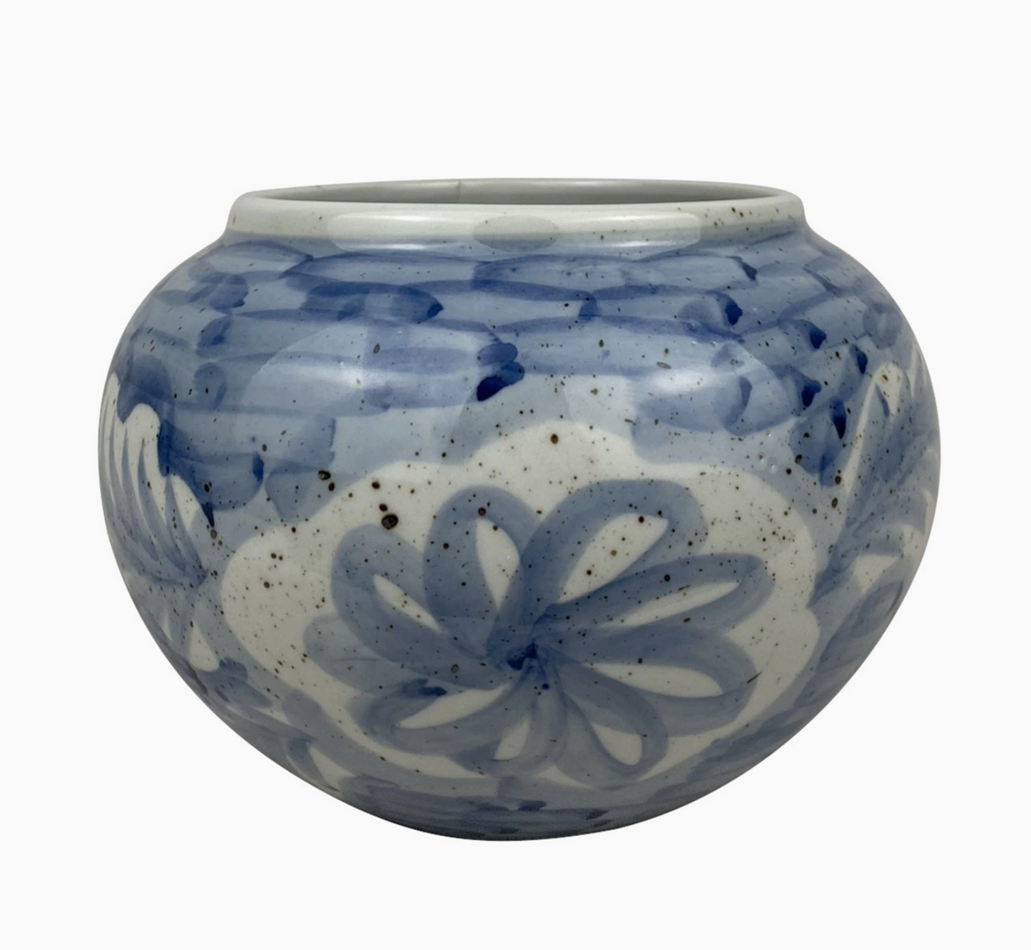 Painted Porcelain Folk Jar