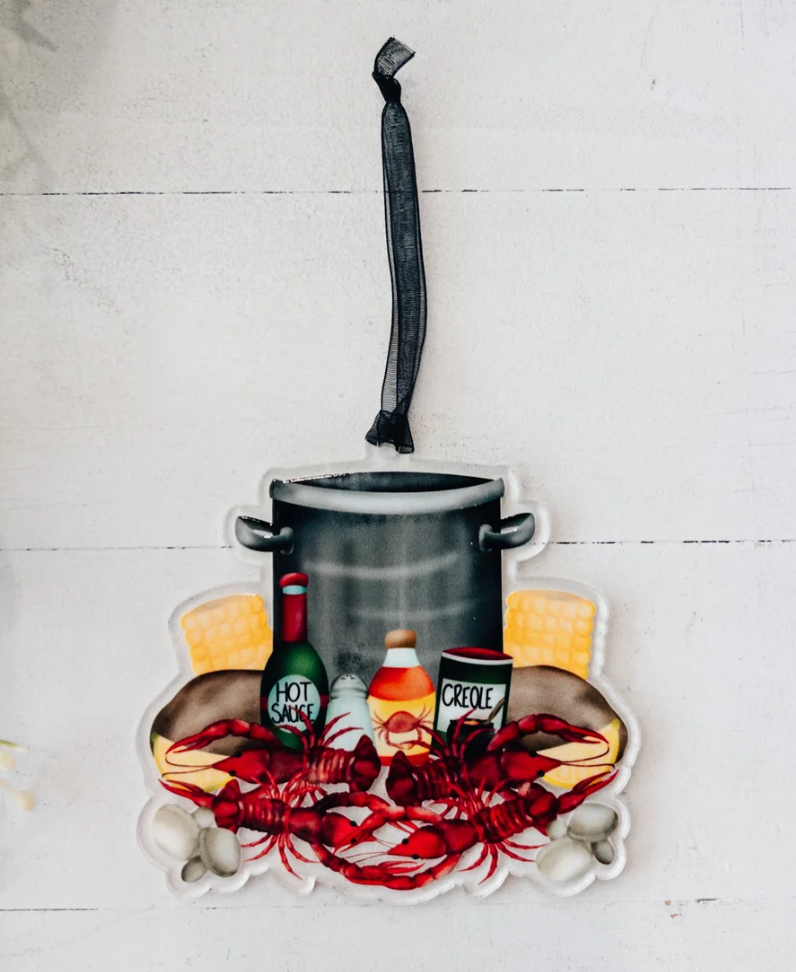 Crawfish Pot Ornament