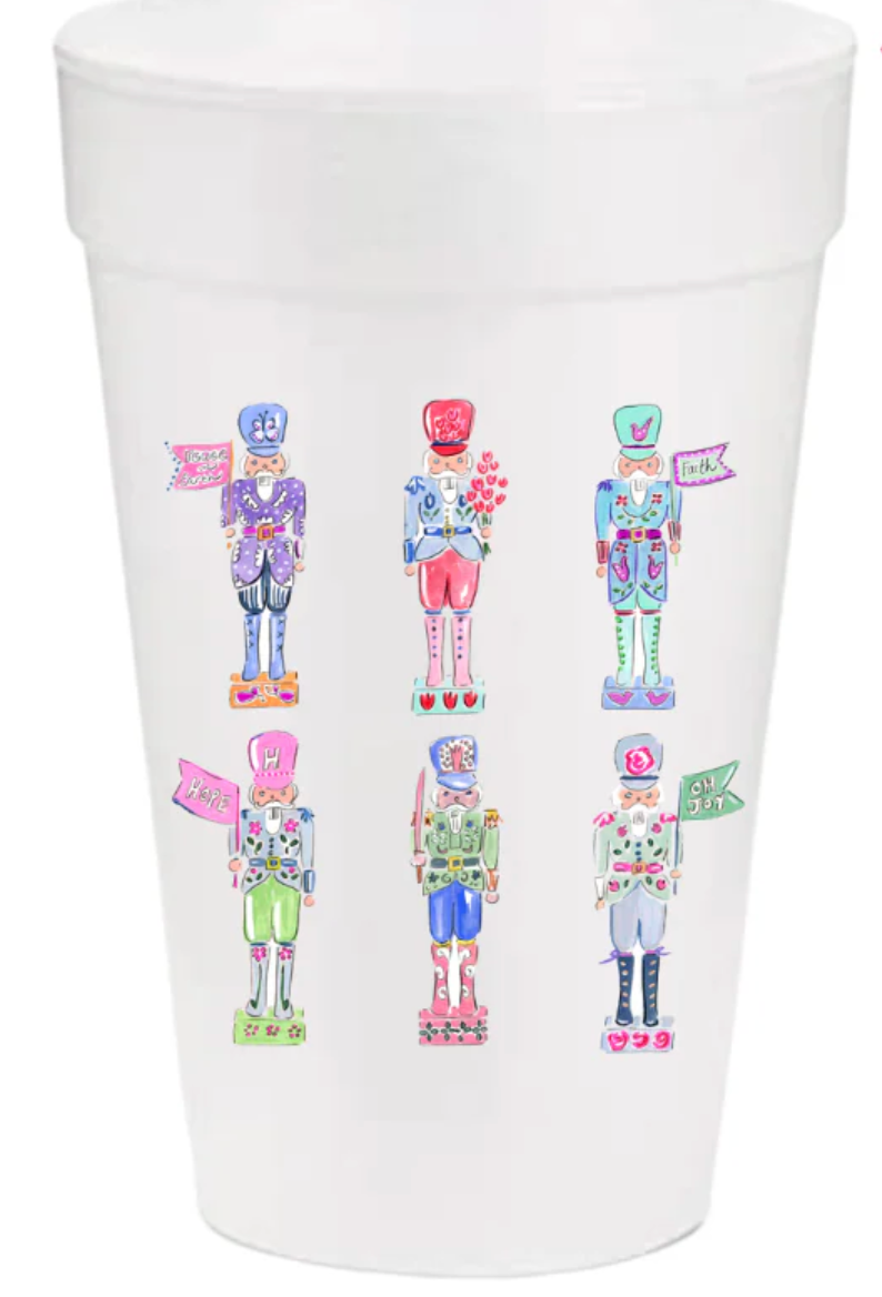 Christmas Styrofoam Cups - 7 Styles