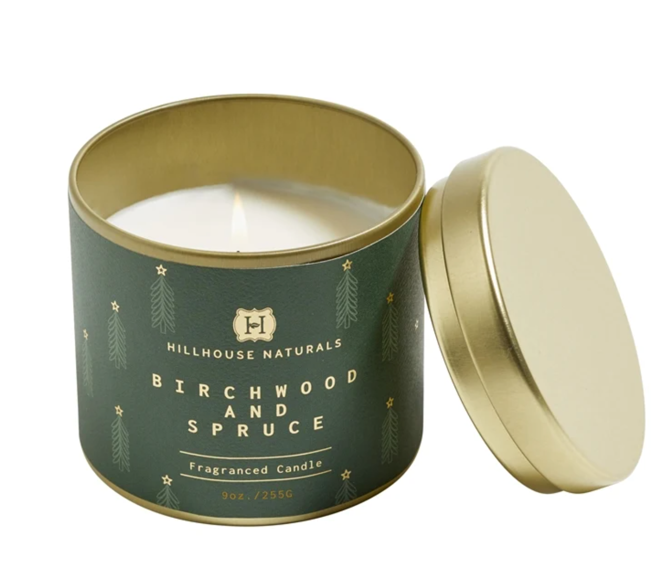 Hillhouse Naturals Birchwood & Spruce candle - 2 Styles