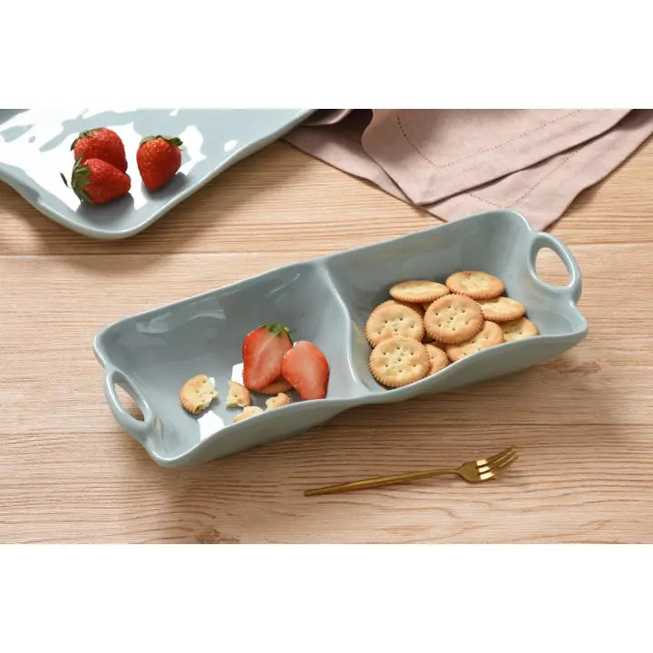 Melamine Aqua 2 Section Server