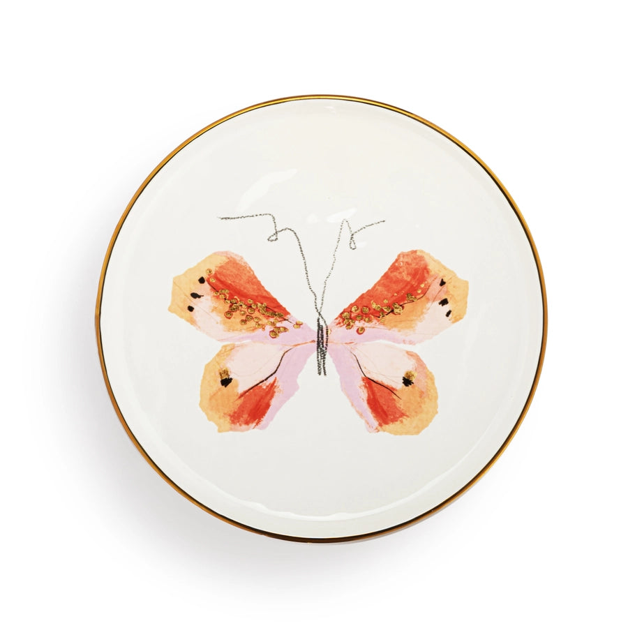 Multi Butterfly Ceramic Hanging Plate