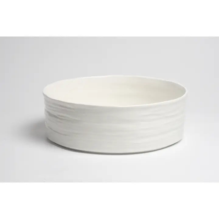 White Porcelain Extra Large Serving Bowl