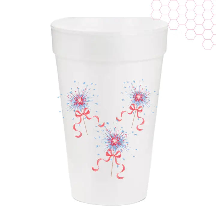 Summer Themed Printed 20 oz. Styrofoam Cups