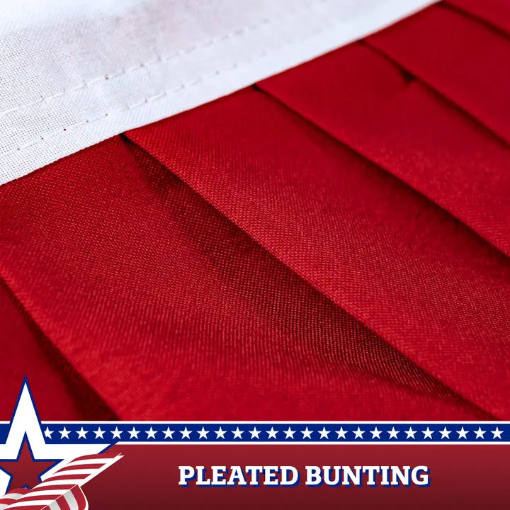 USA Pleated Fan Flag American-Two Sizes