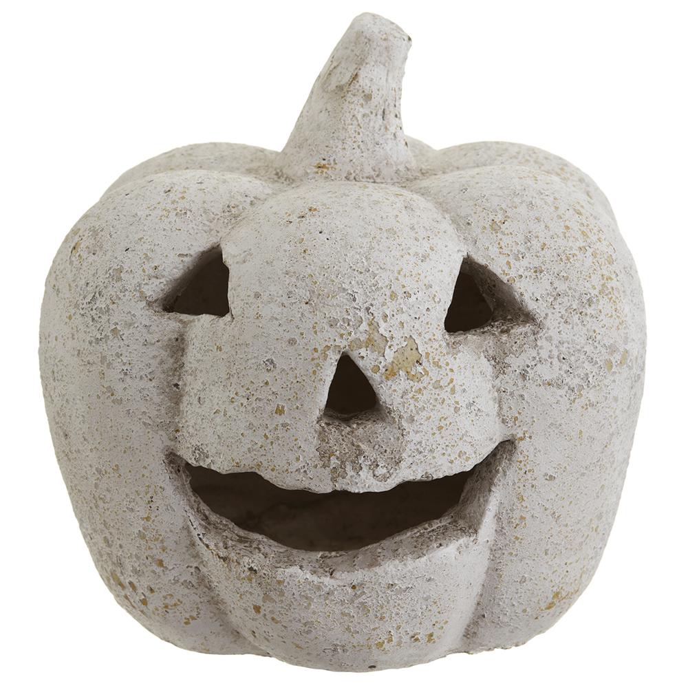 8.5" Concrete Jack-O-Lantern
