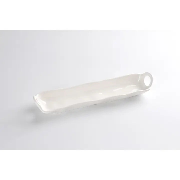 Melamine White Cracker Tray