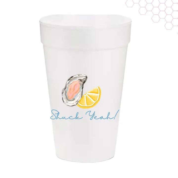 Summer Themed Printed 20 oz. Styrofoam Cups