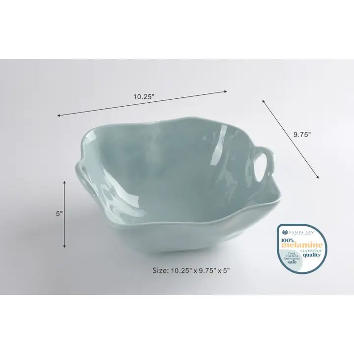 Melamine Aqua Serving Bowl- 3 Sizes