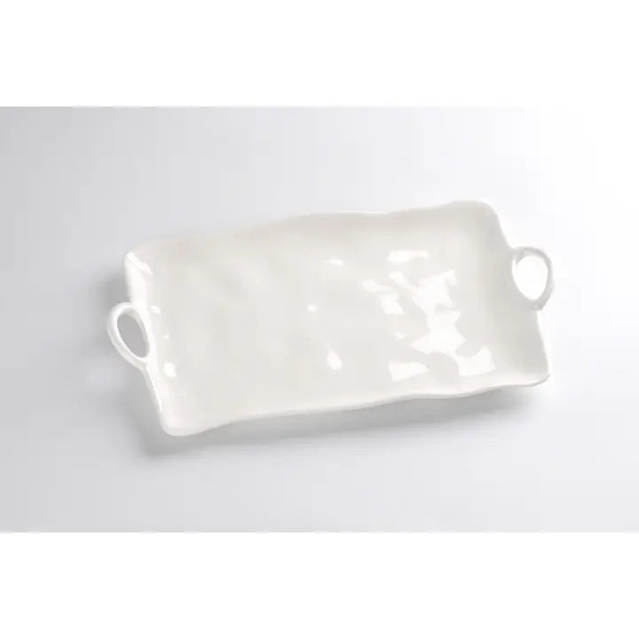Melamine White Large Serving Platter