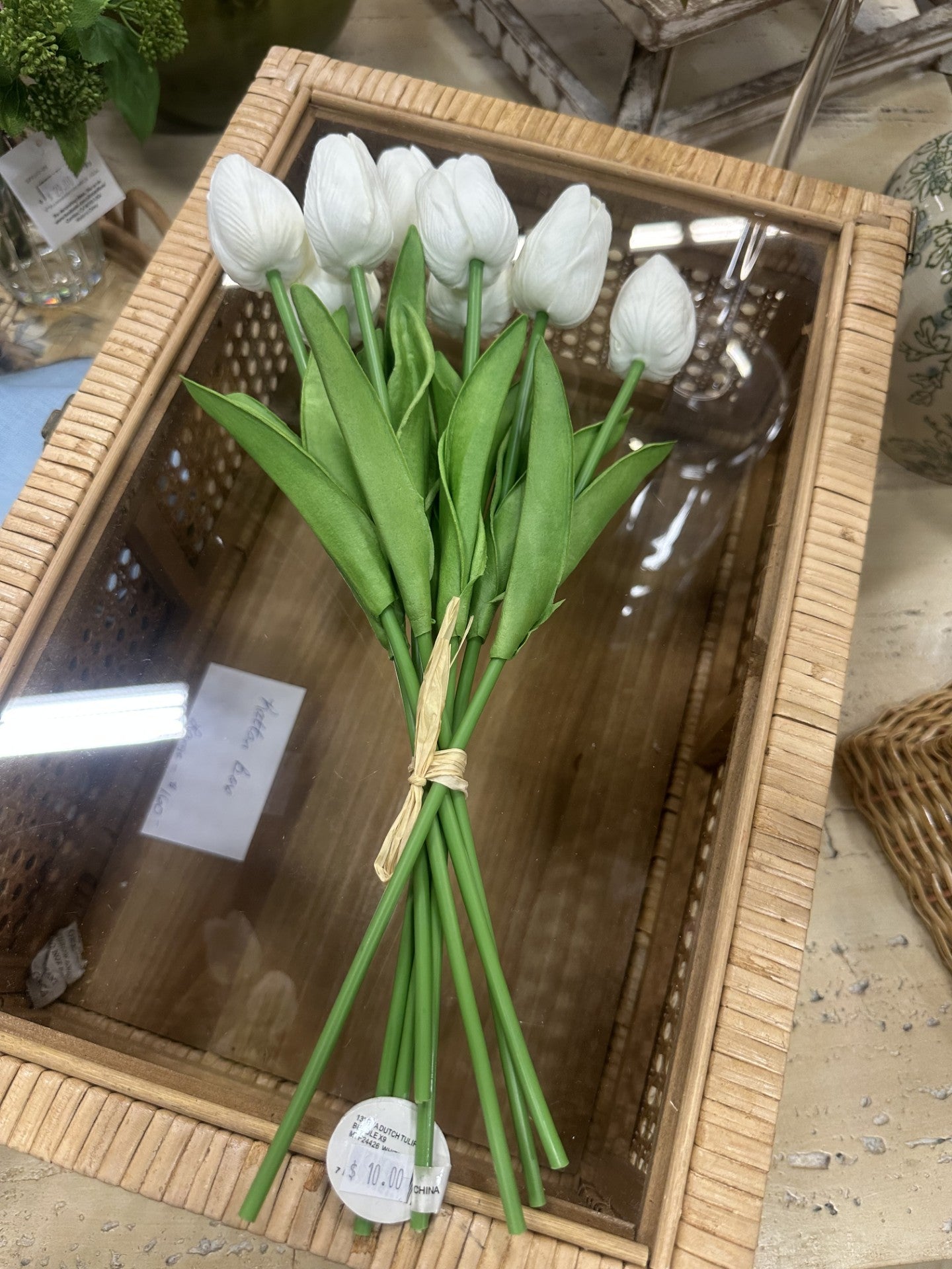 13" Eva Dutch Tulip Bunch- 9 Stems
