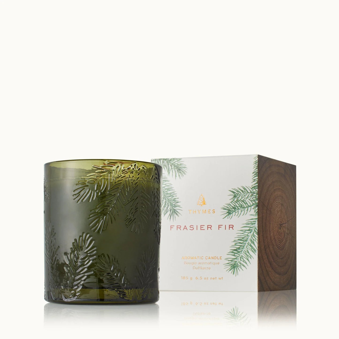 Frasier Fir 6.5oz. Molded Green Glass Candle