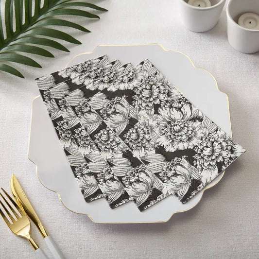 Luxe Printed Napkins, Various Styles