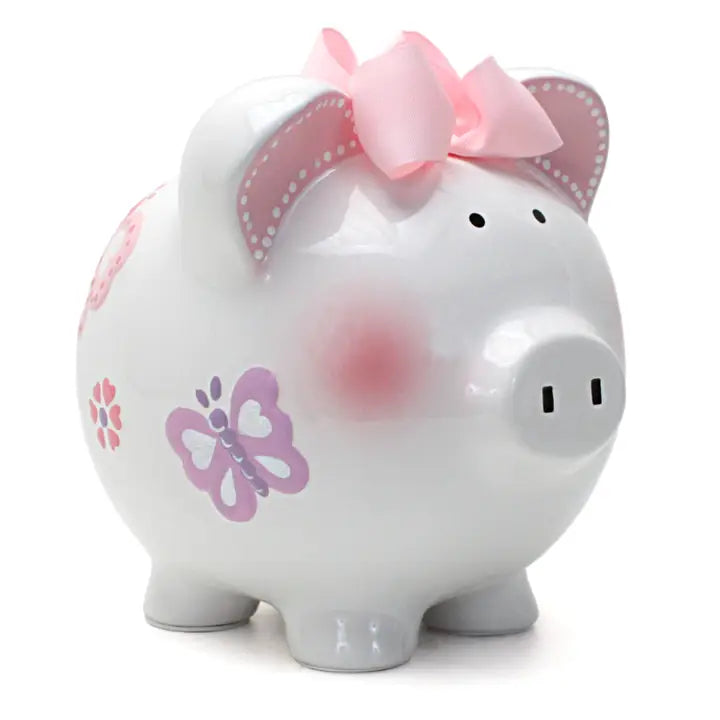 Large Butterfly Piggy Bank