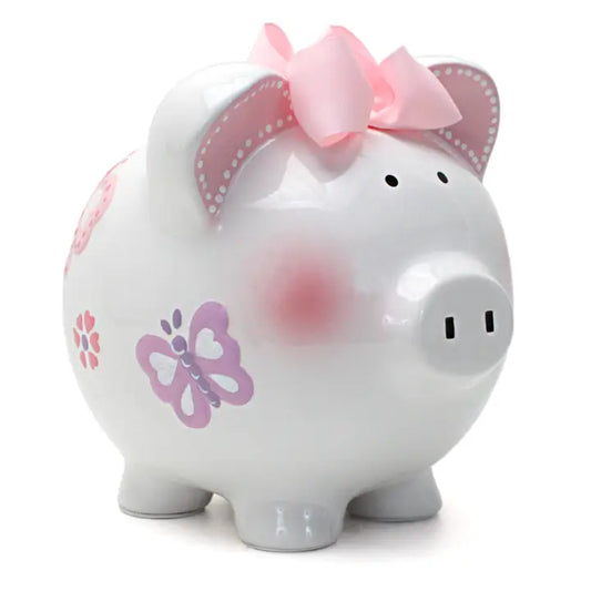 Large Butterfly Piggy Bank