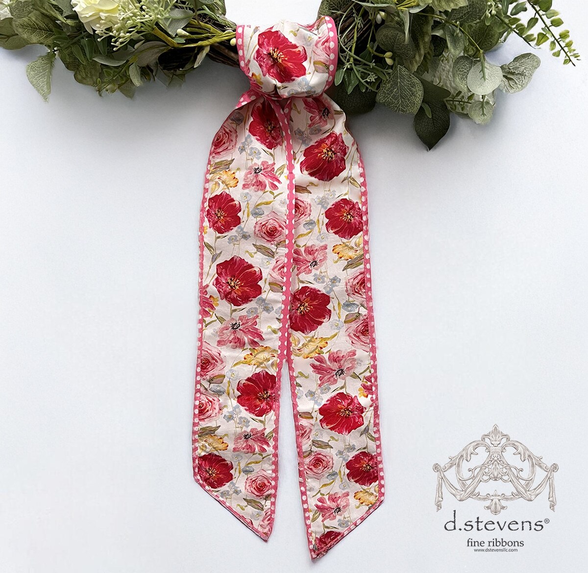 54" Poppy/Rose Sash