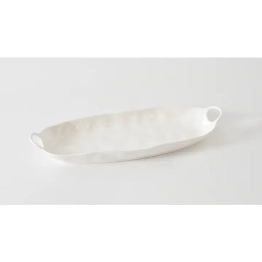 Melamine White Deep Long Server