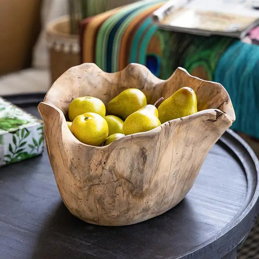 Organic Teak Bowl