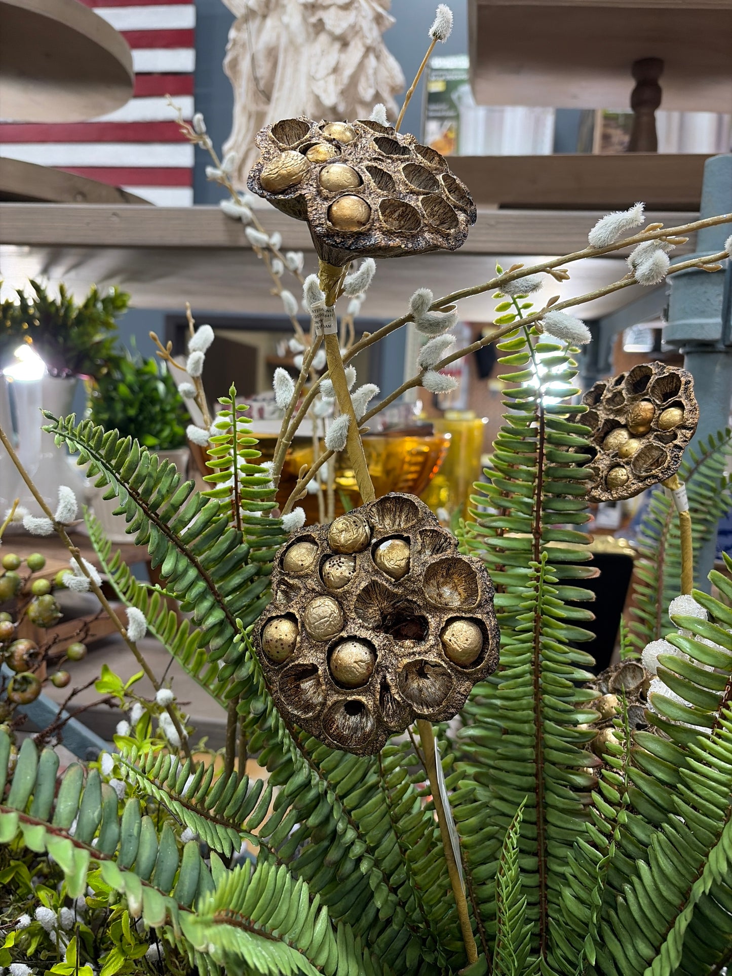 21" Lotus Pod Stem