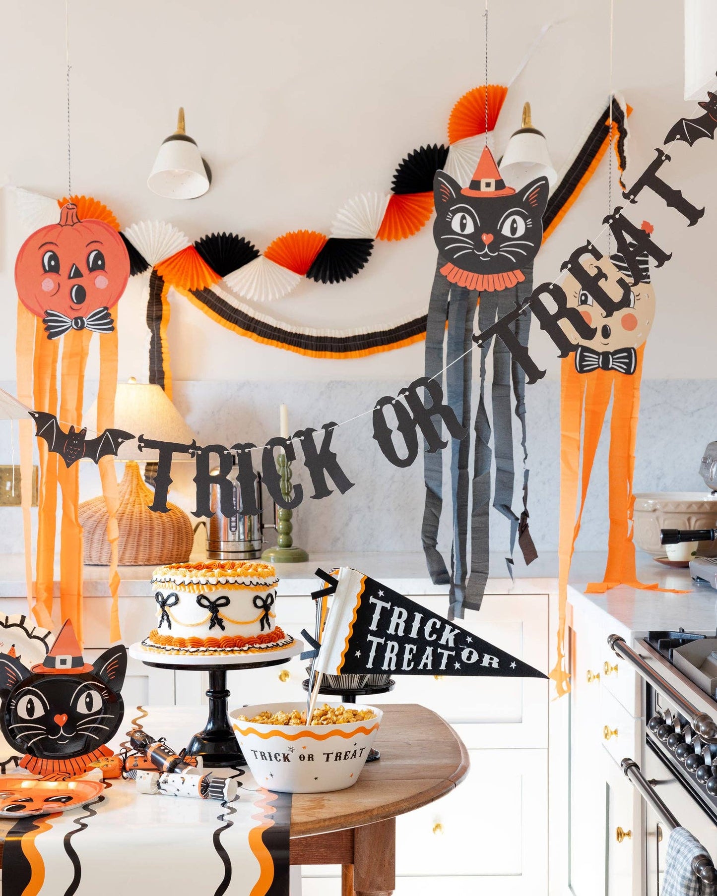 Trick or Treat Vintage Banner