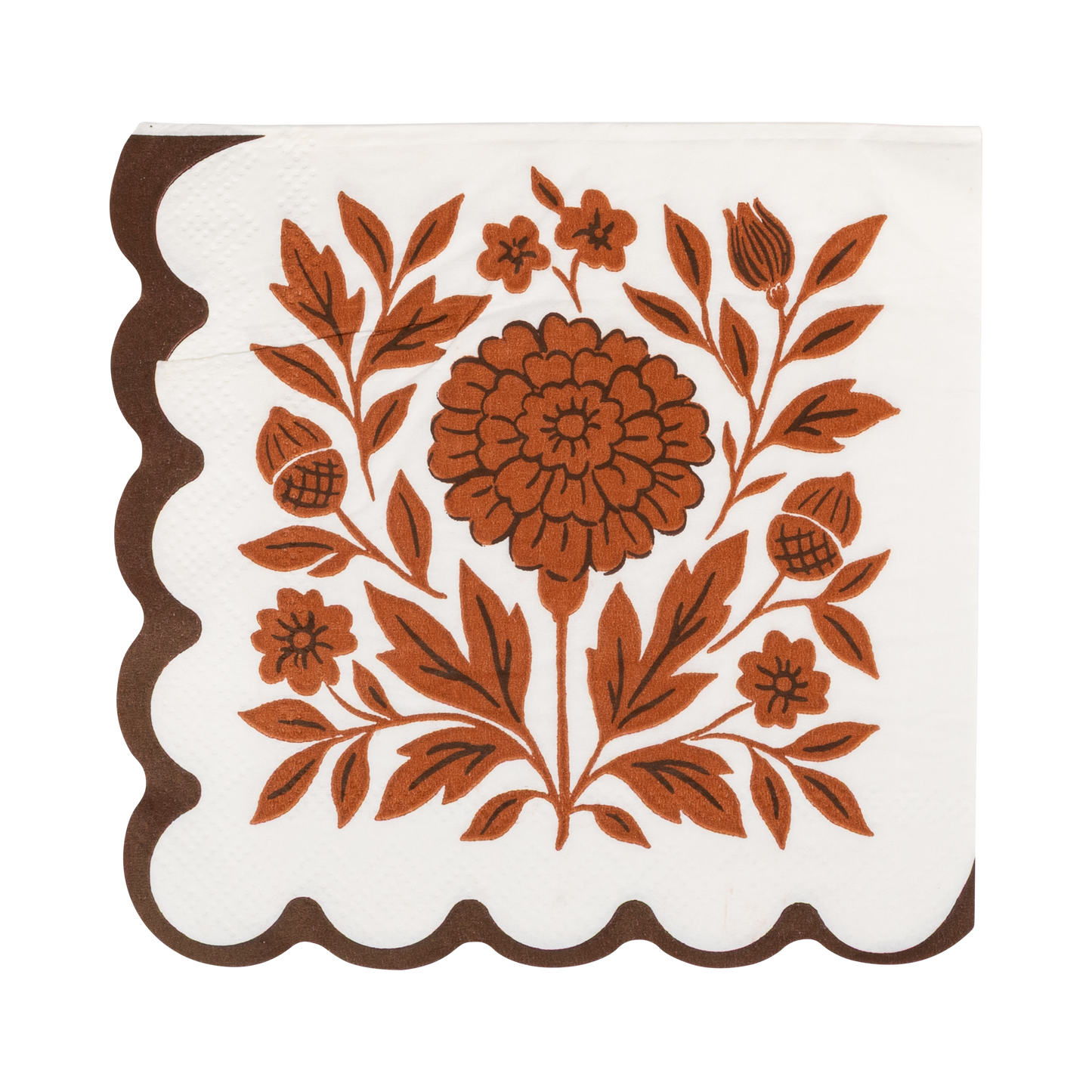 Fall Flora Cocktail Napkin