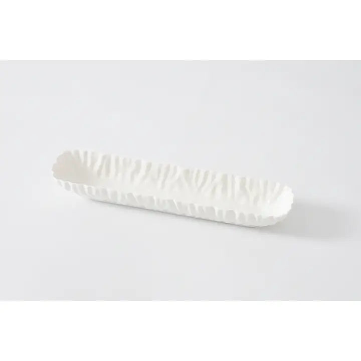 White Porcelain Cracker Tray