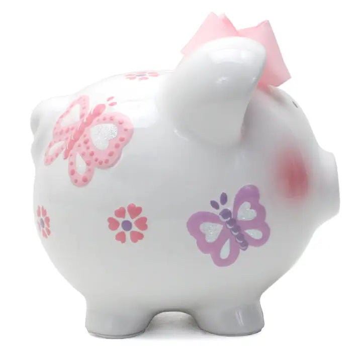 Large Butterfly Piggy Bank