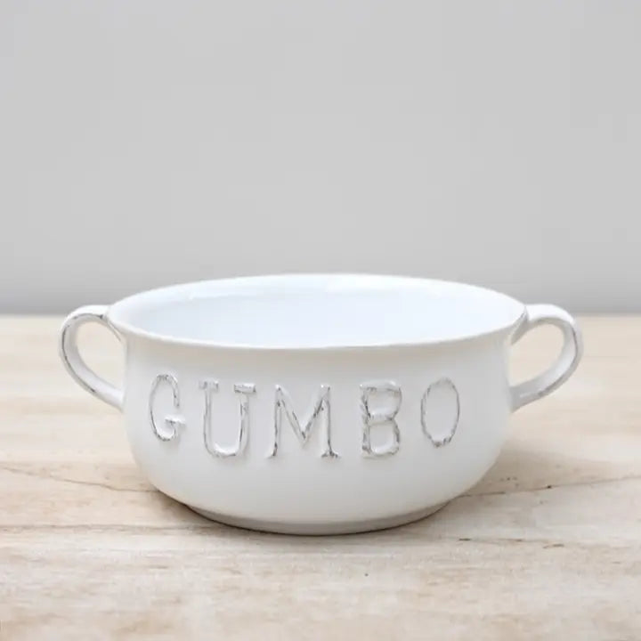 Double Handle Gumbo Bowl, 3 Styles