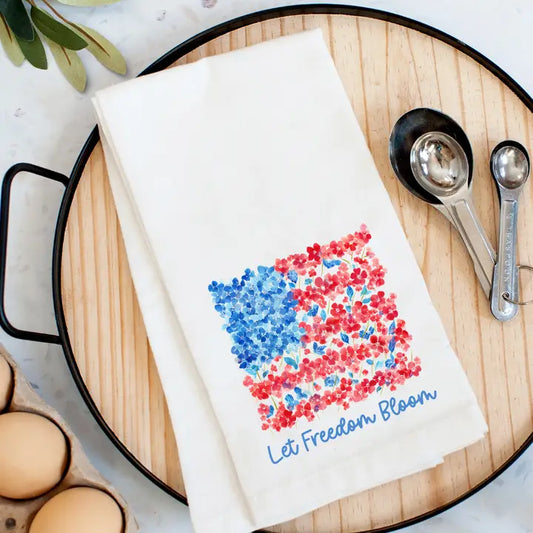 'Let Freedom Bloom' Kitchen Towel
