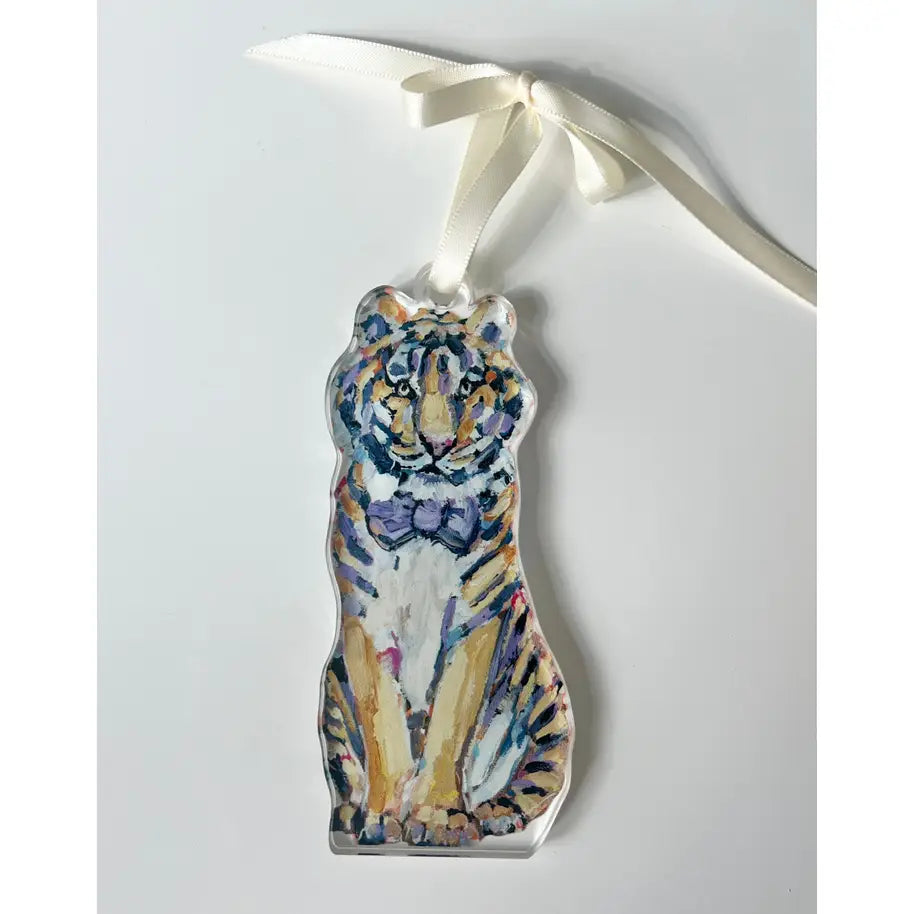 Acrylic Tiger Print on Satin Ribbon, 3 Styles