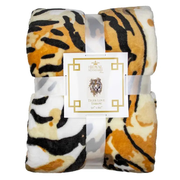 "Tiger Love" Soft Throw