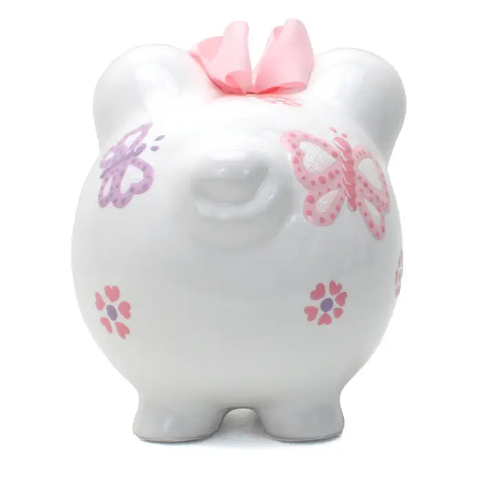 Large Butterfly Piggy Bank