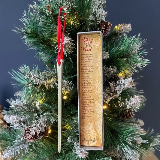 Christmas Nail Story Ornament