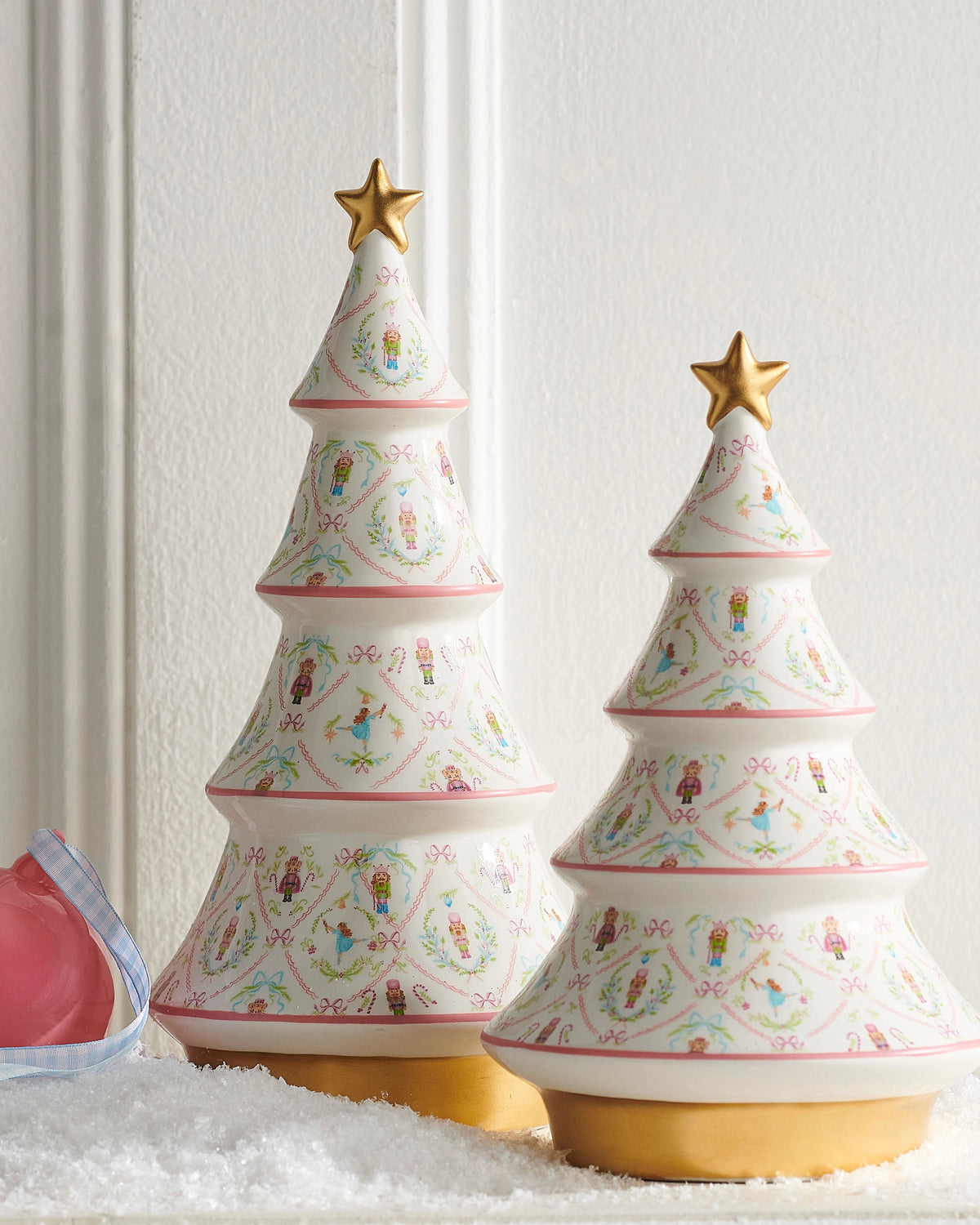 Pink & Gold Nutcracker Tress, 2 Sizes