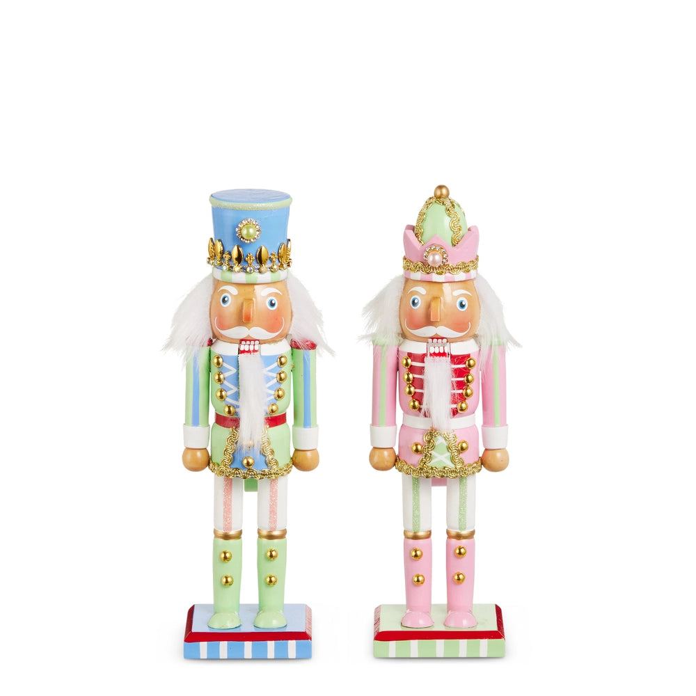 8.5" Pastel Sweets Nutcrackers, 2 Colors