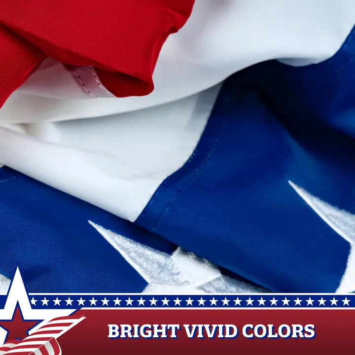 USA Pleated Fan Flag American-Two Sizes
