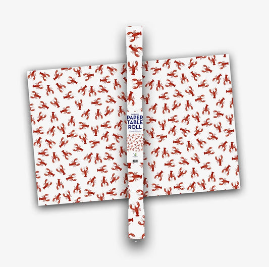 Crawfish Boil Wax-Backed Paper Table Cover-32’