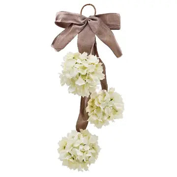 24" Hydrangea Trio Swag, 3 Colors