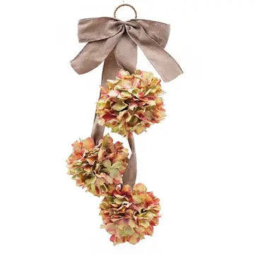 24" Hydrangea Trio Swag, 3 Colors