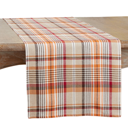 Welcome to Harvest Plaid Table Runner