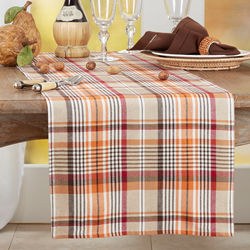 Welcome to Harvest Plaid Table Runner