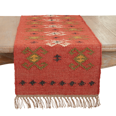 Burnt Orange Kilim Runnner