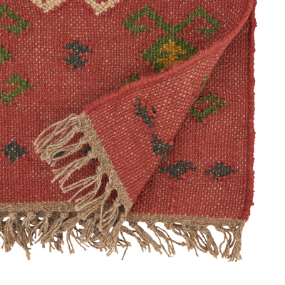 Burnt Orange Kilim Runnner