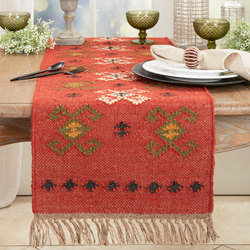 Burnt Orange Kilim Runnner