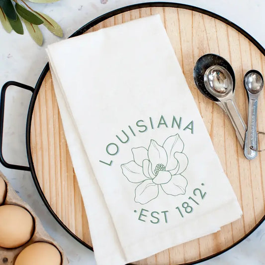 Louisiana State Flower Kitchen Towel