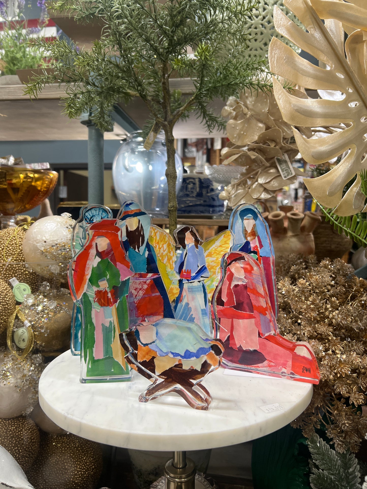 Acrylic Nativity Set Large