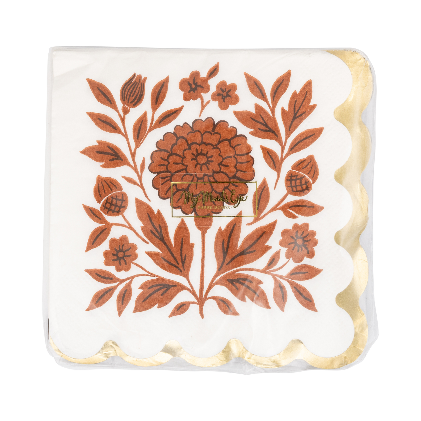 Fall Flora Cocktail Napkin